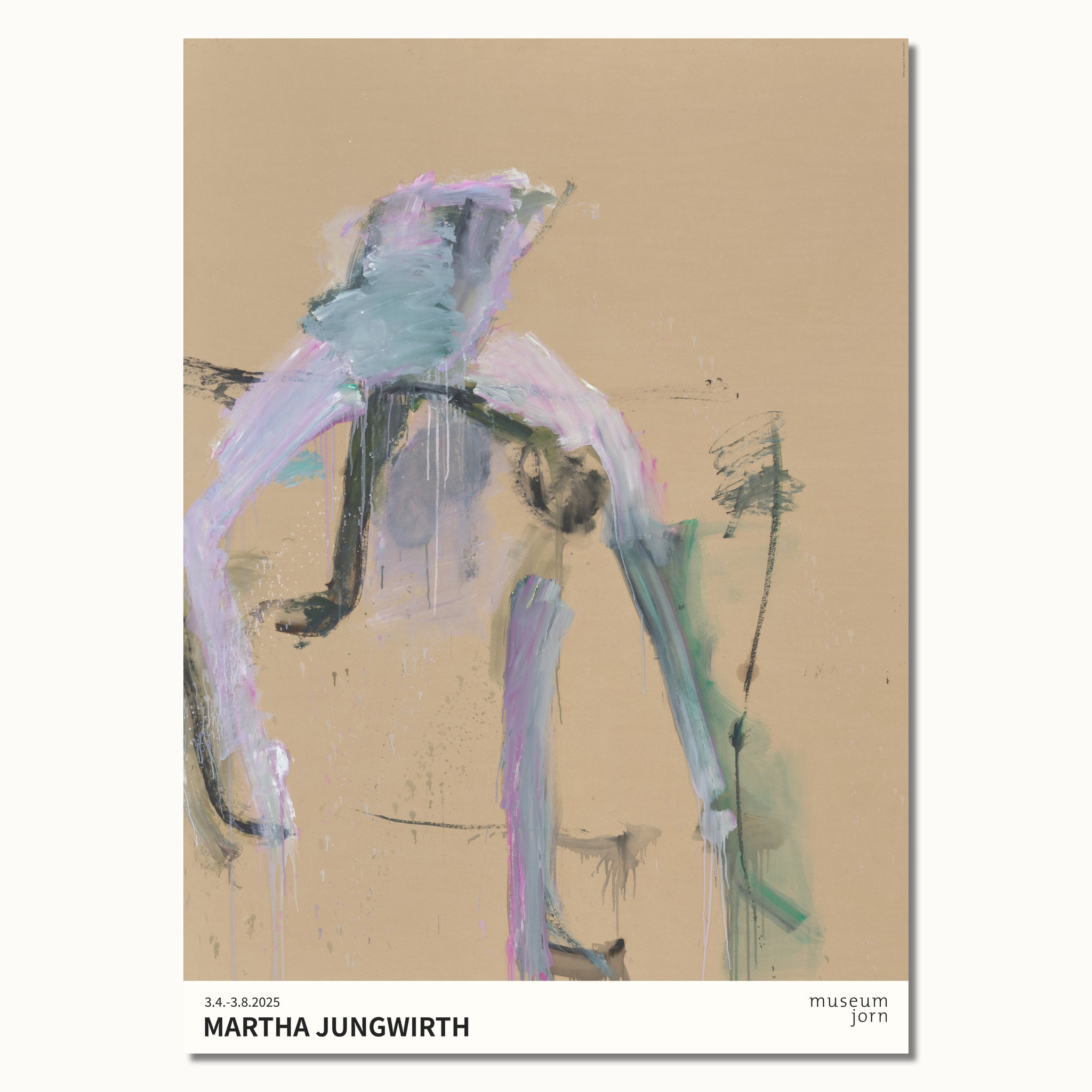 Plakat: Martha Jungwirth, VII. oktober (II), 2023