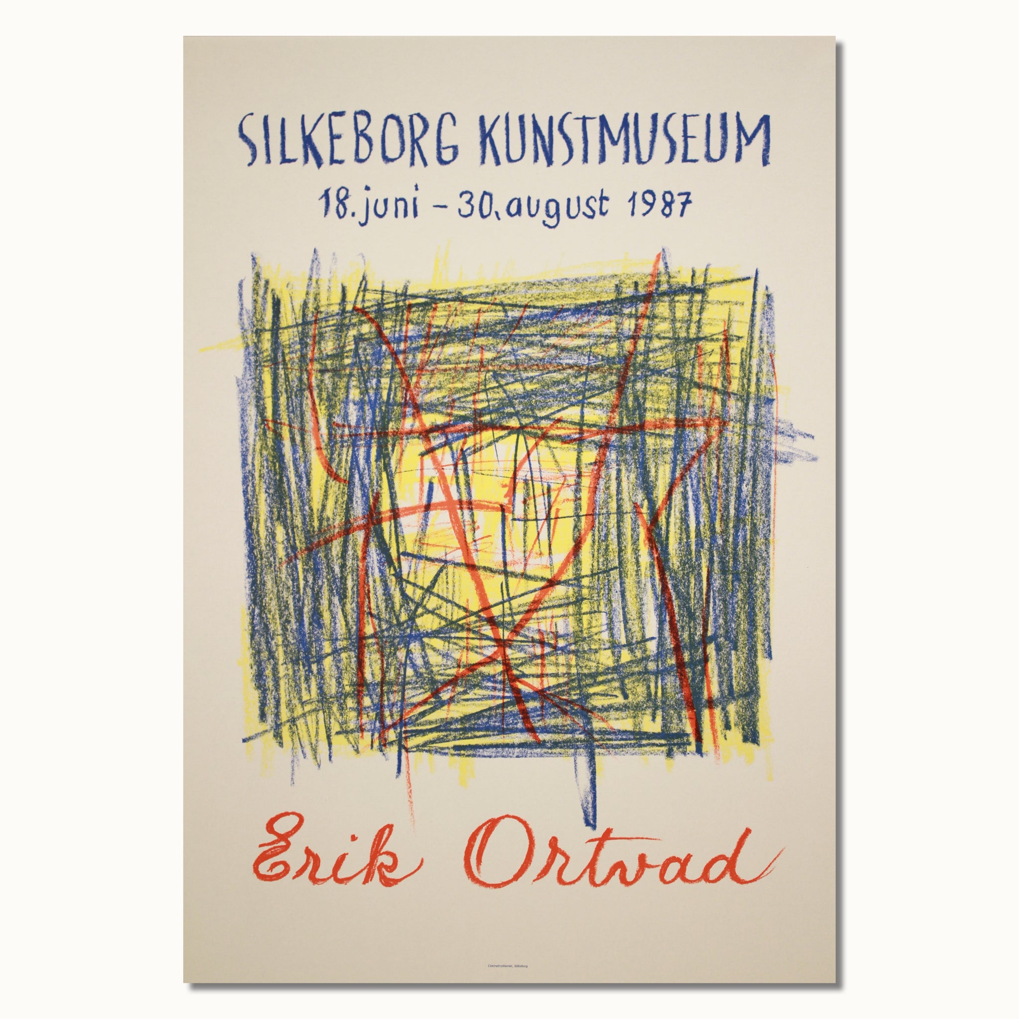 Erik Ortvad, Kridttegning