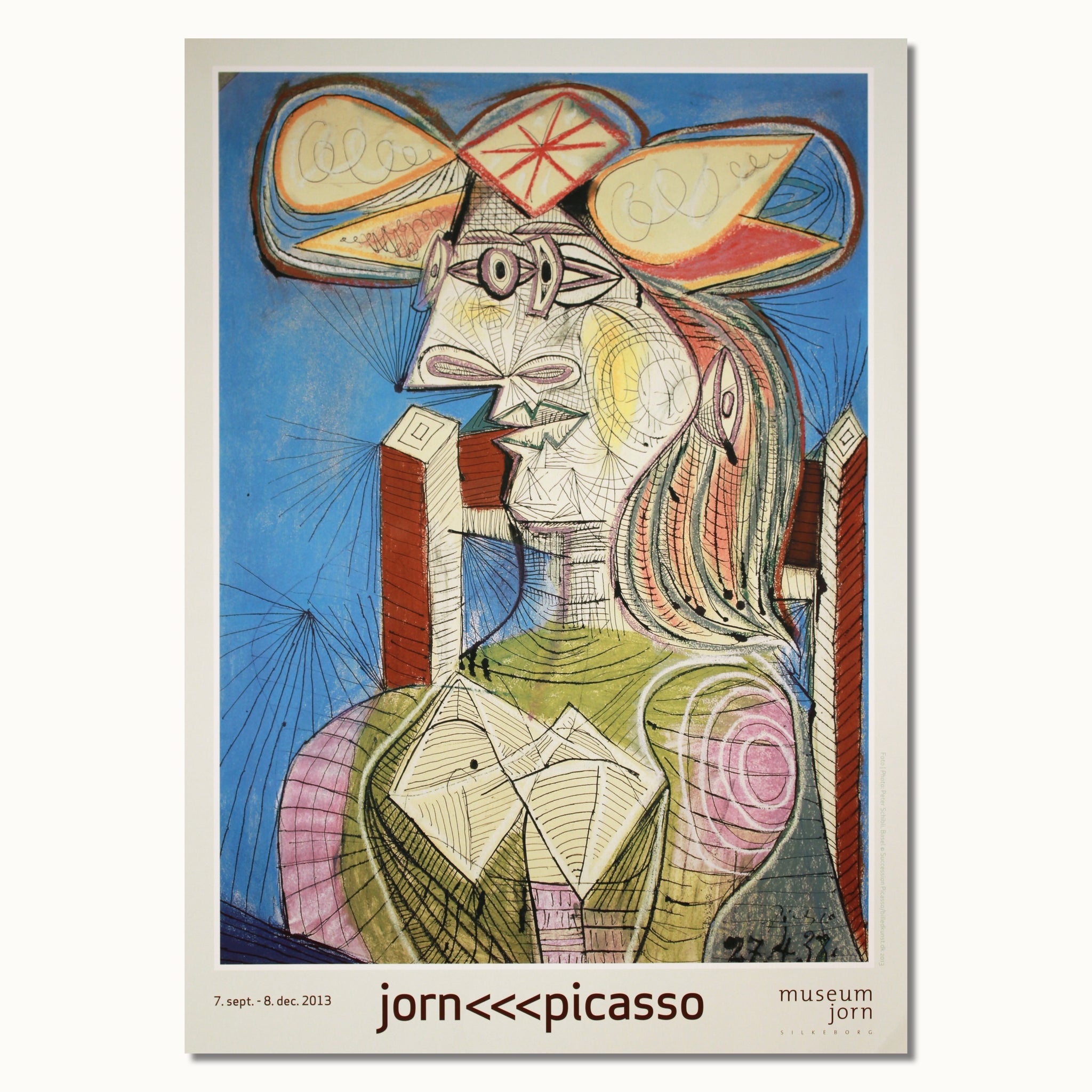 Jorn///Picasso, Femme Assise (Dora)