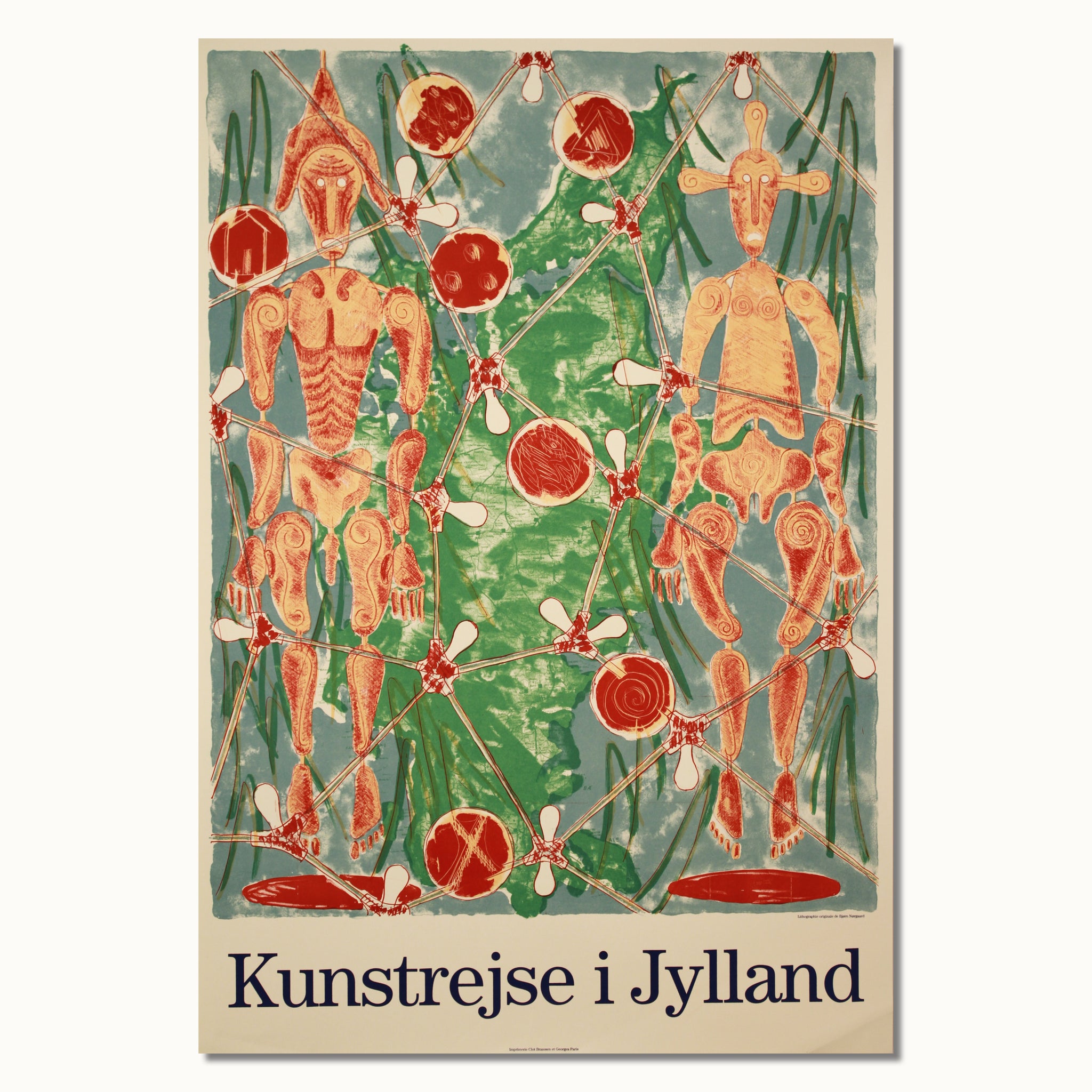 Bjørn Nørgaard, Kunstrejse i Jylland