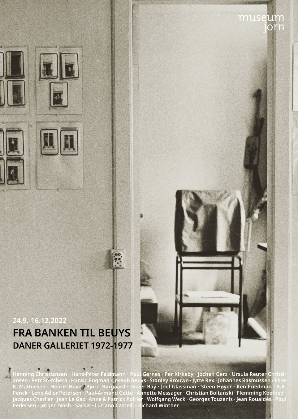 Udstillingsplakat "Fra banken til Beuys"  (A3)