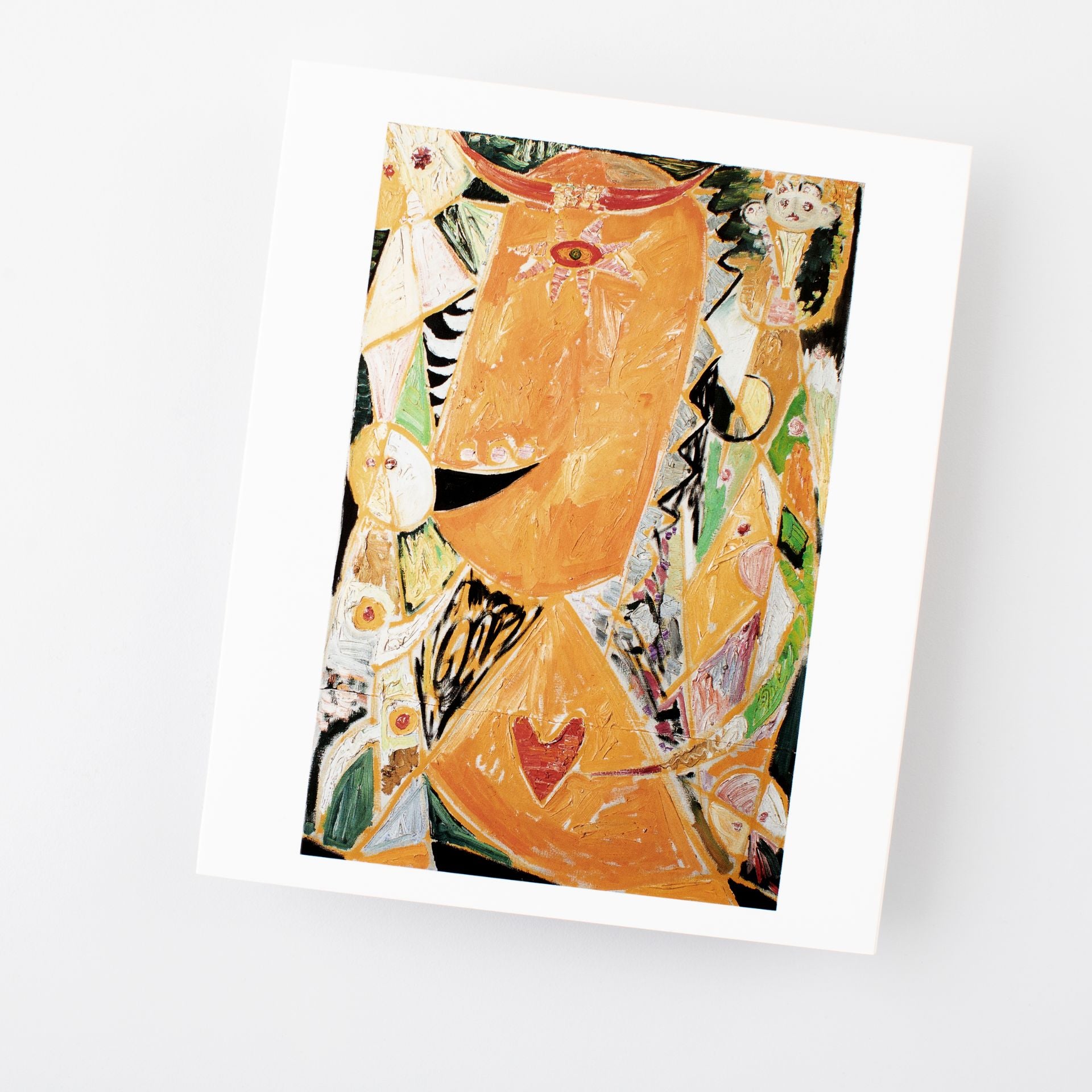 Egill Jacobsen, Orange maske (postkort)